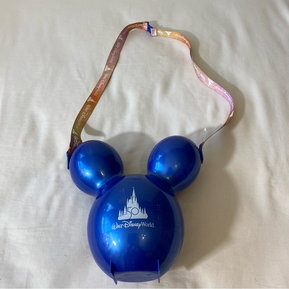 Mickey Walt Disney World Magic Kingdom hard plastic purse souvenir bag Mouse Ear